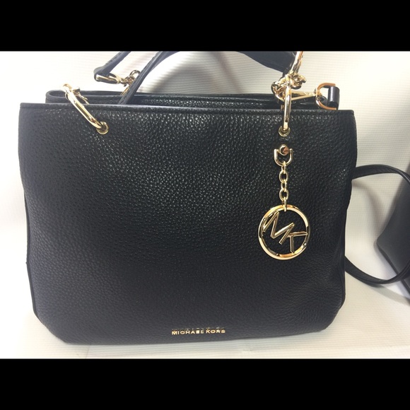 michael kors lillie medium leather shoulder bag